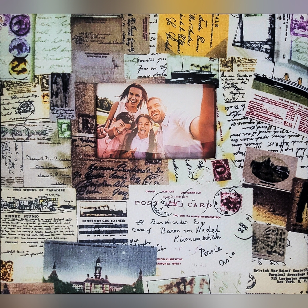 NEW • Park Lane 12x12" Vintage Postcard Design Scrapbook Album
